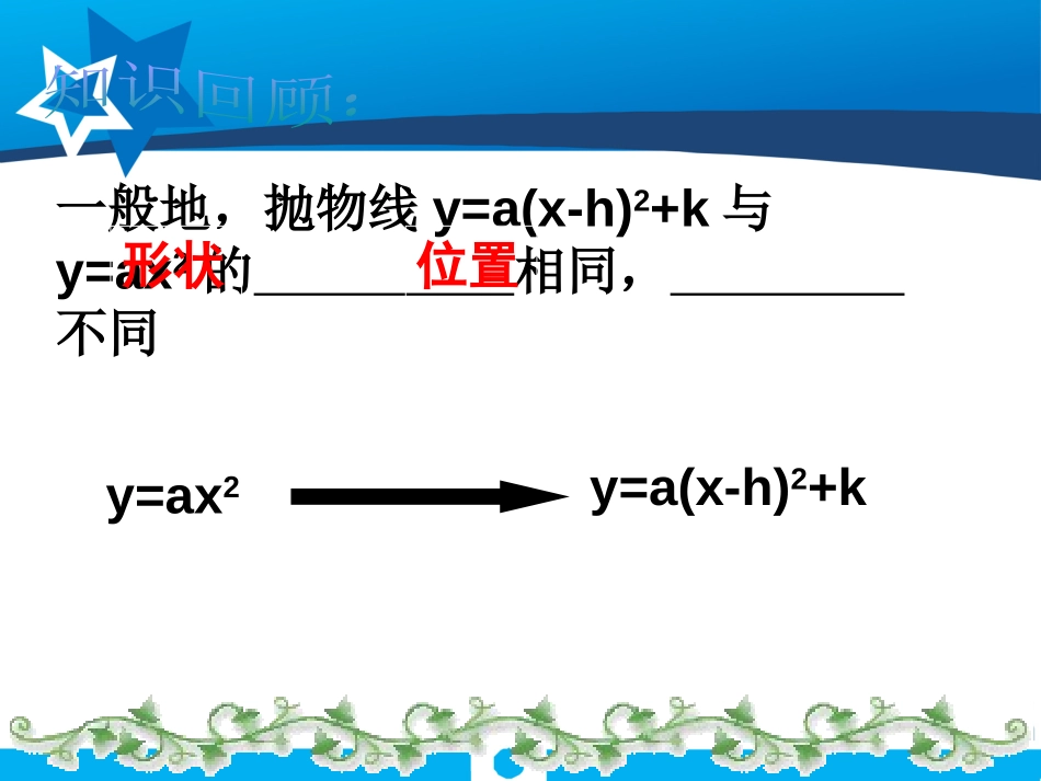 《二次函数y=ax2+bx+c的图象》二次函数PPT课件_第2页