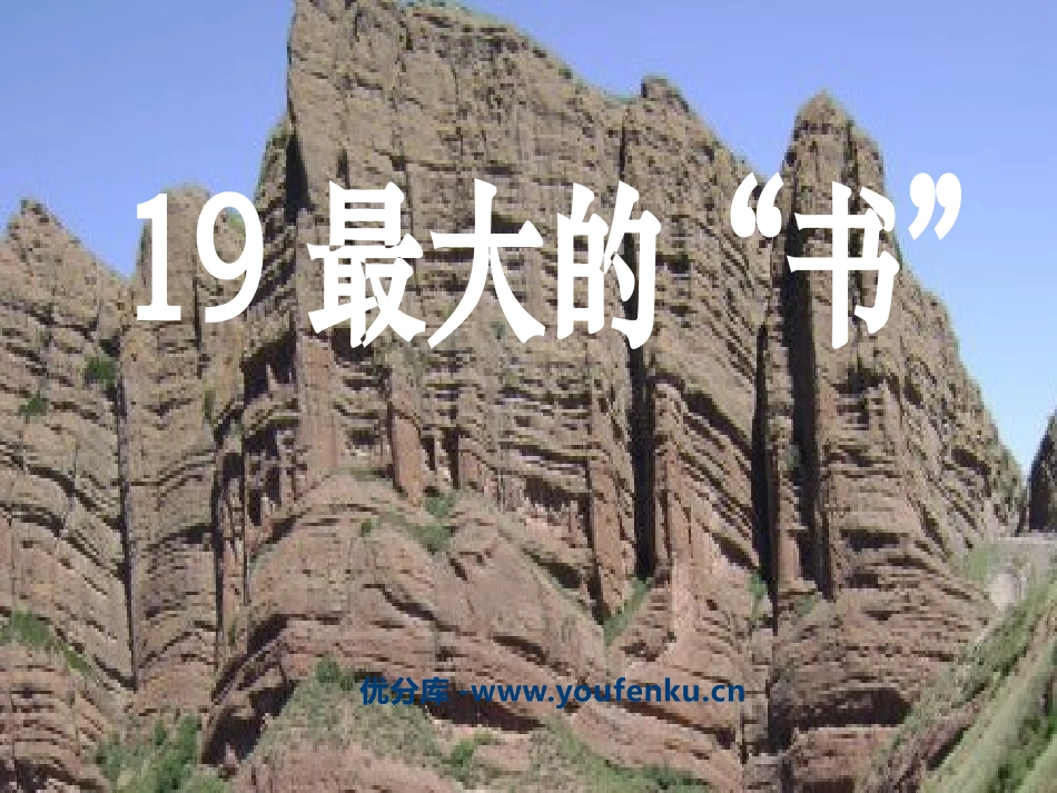 《最大的“书”》PPT课件[鲁教版二年级语文下册]_第1页
