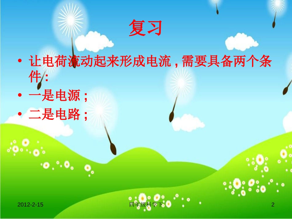 《点亮小灯泡》电PPT课件[教科版四年级科学下册]_第2页