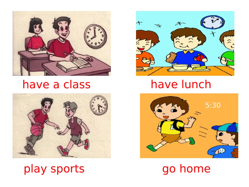 《What time do you go to school?》PPT课件_第3页