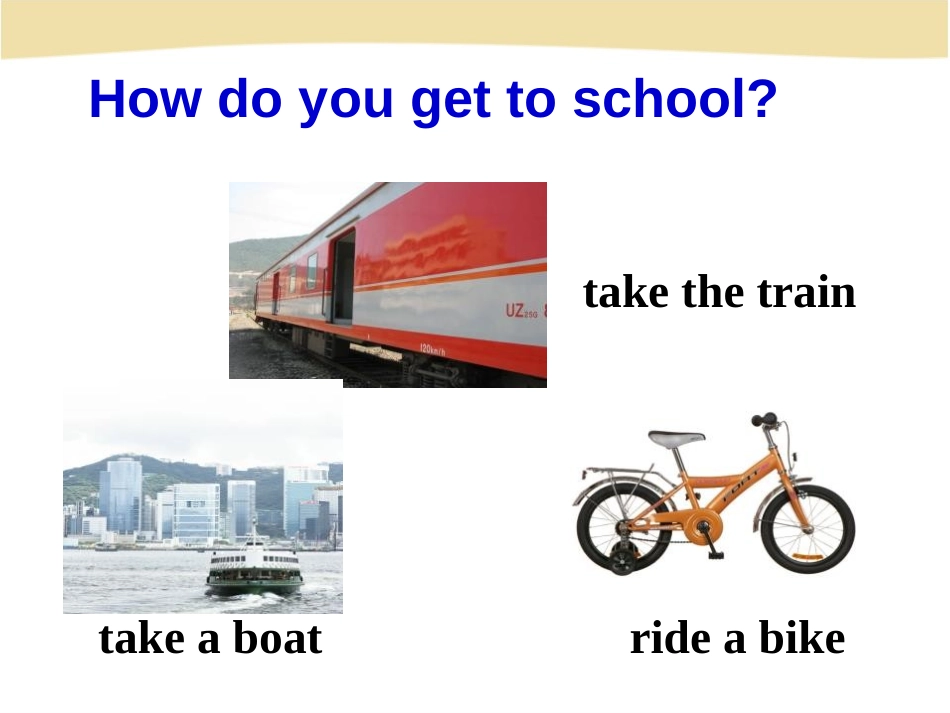 《How do you get to school?》PPT课件_第2页