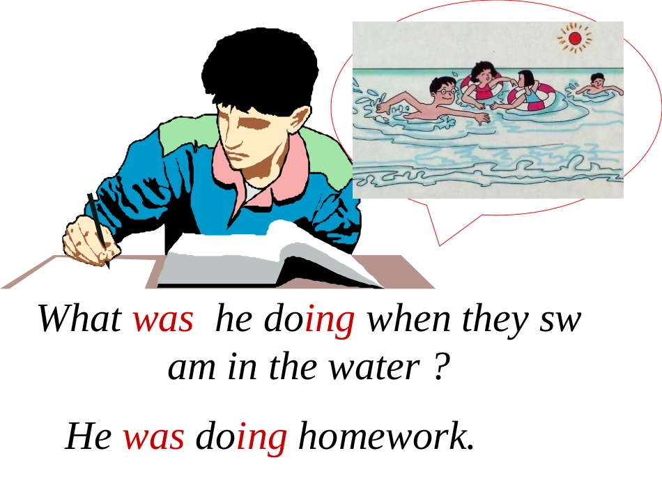 《What were you doing when the rainstorm came?》PPT课件_第2页