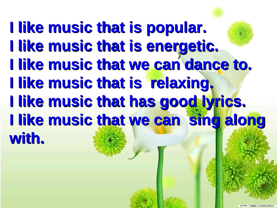 《I like music that I can dance to》PPT课件_第3页