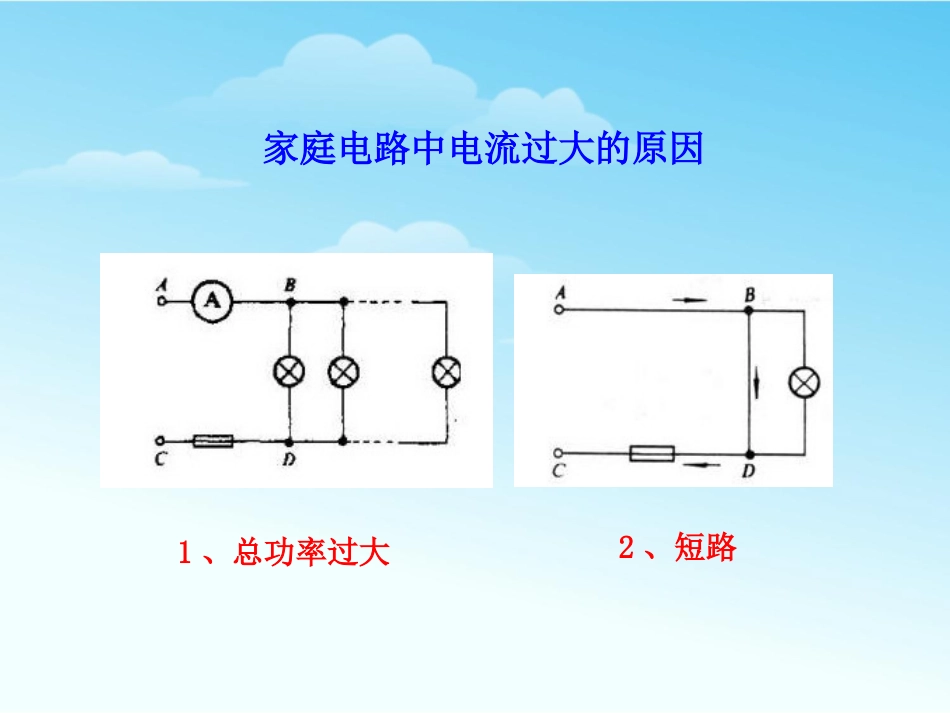 《家庭电路中电流过大的原因》生活用电PPT课件[人教版九年级物理]_第2页