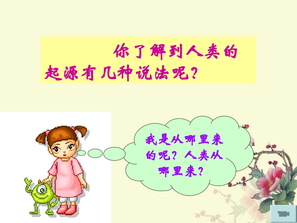 《人类的起源和发展》人的由来PPT课件[人教版七年级生物]_第3页