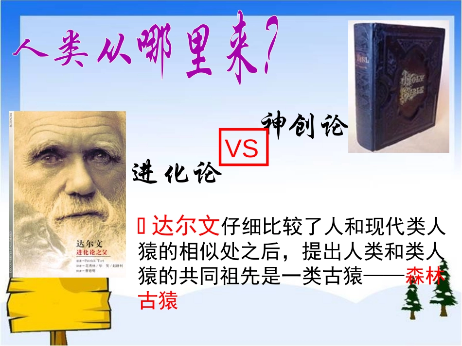 《人类的起源和发展》人的由来PPT课件[人教版七年级生物]_第2页