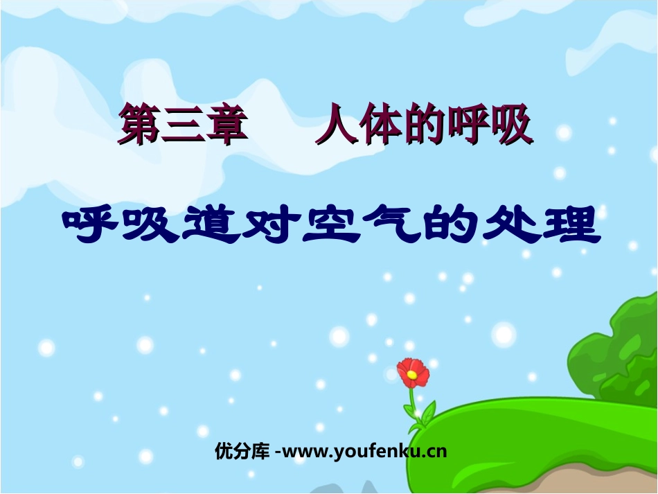 《呼吸道对空气的处理》人体的呼吸PPT课件[人教版七年级生物]_第1页