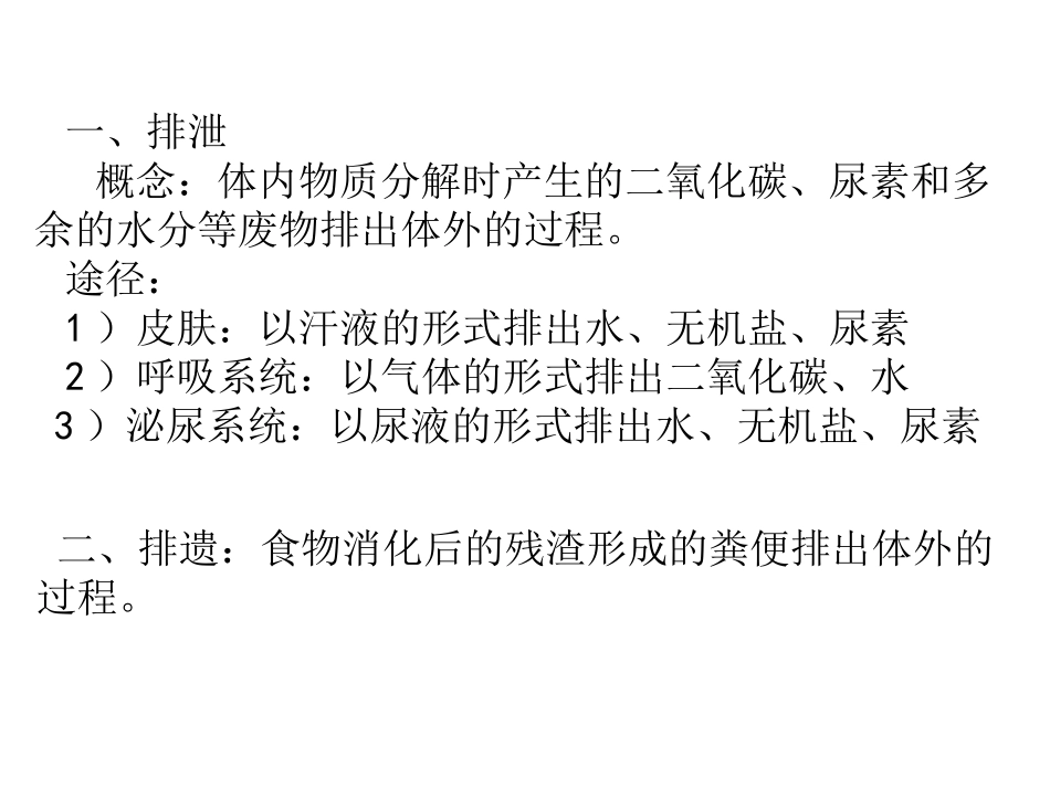 《人体内废物的排出》PPT课件[人教版七年级生物下册]_第2页