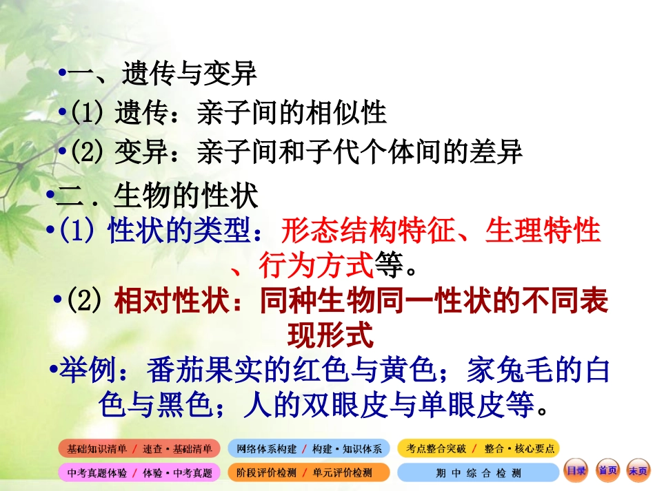《基因在亲子代间的传递》生物的遗传和变异PPT课件_第2页