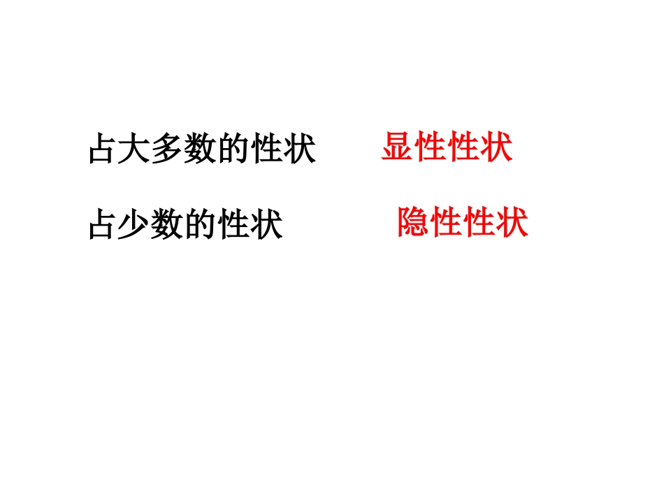 《基因的显性和隐性》生物的遗传和变异PPT课件[人教版八年级生物]_第3页