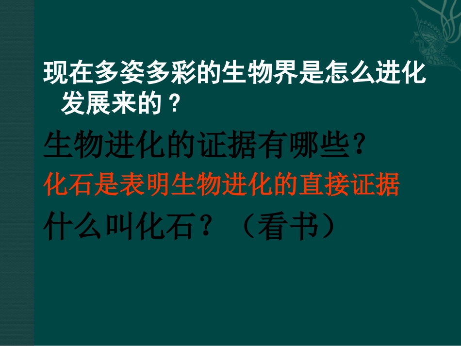 《生物进化的历程》生物的进化PPT课件[人教版八年级生物]_第2页
