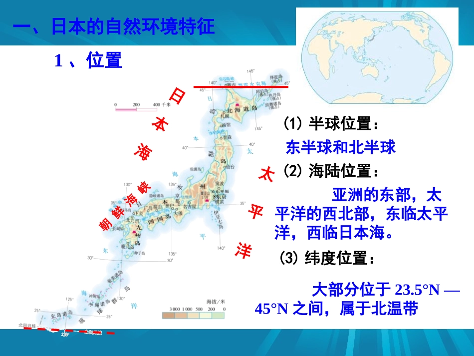 《日本》我们邻近的地区和国家PPT课件[人教版七年级地理]_第3页
