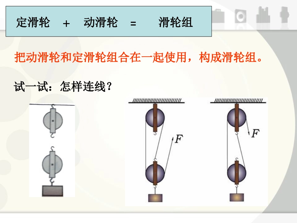《滑轮组》工具和机械PPT课件[教科版六年级科学上册]_第3页