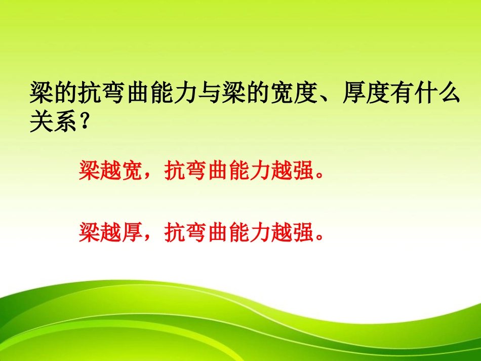 《形状与抗弯曲能力》形状与结构PPT课件[教科版六年级科学]_第2页