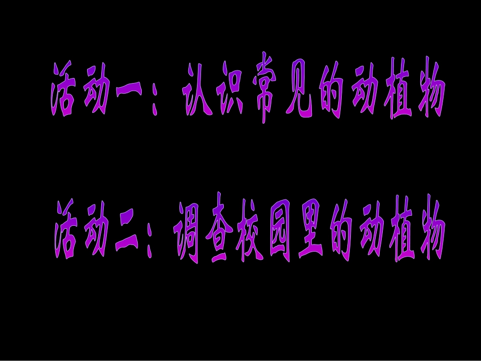 《校园生物大搜索》生物的多样性PPT课件[教科版六年级科学]_第2页