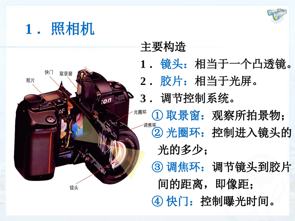 《生活中的透镜》透镜及其应用PPT课件[人教版八年级物理]_第2页