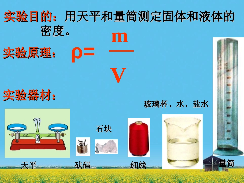 《测量物质的密度》质量与密度PPT课件[人教版八年级物理]_第2页