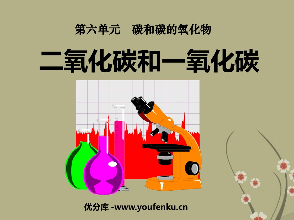 《二氧化碳和一氧化碳》碳和碳的氧化物PPT课件[人教版九年级化学]_第1页