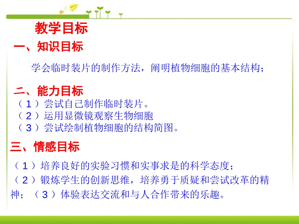 《植物细胞》细胞是生命活动的基本单位PPT课件[人教版七年级生物]_第2页