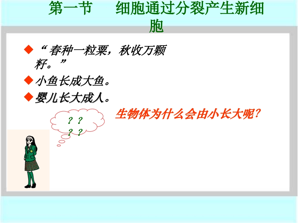 《细胞通过分裂产生新细胞》细胞怎样构成生物体PPT课件_第2页