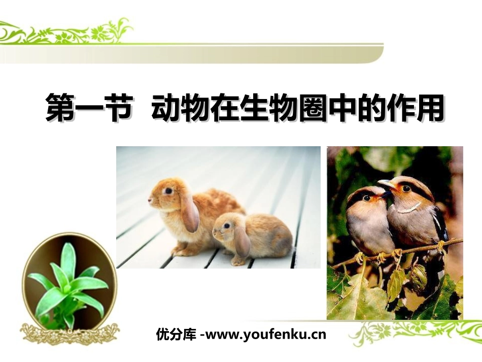 《动物在生物圈中的作用》PPT课件[人教版八年级生物上册]_第1页