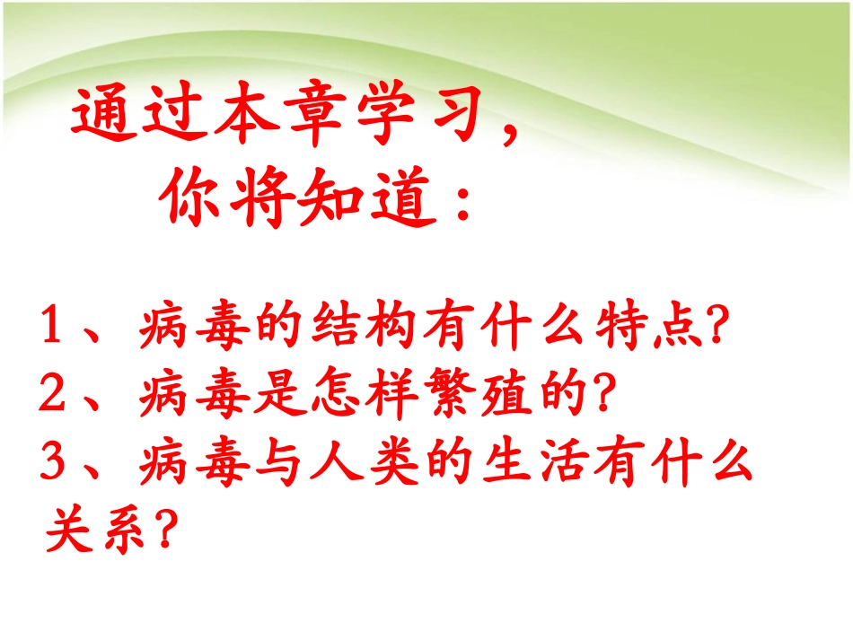 《病毒》PPT课件[人教版八年级生物上册]_第2页