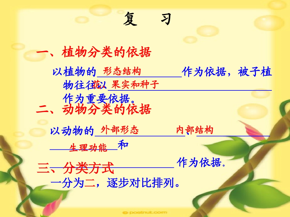 《从种到界》根据生物的特征进行分类PPT课件[人教版八年级生物]_第2页