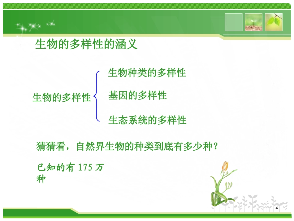 《认识生物的多样性》PPT课件[人教版八年级生物上册]_第3页