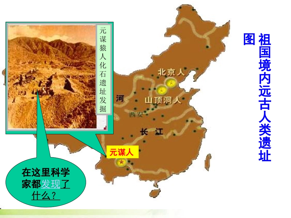 《祖国境内的远古居民》中华文明的起源PPT课件[部编版七年级历史]_第3页
