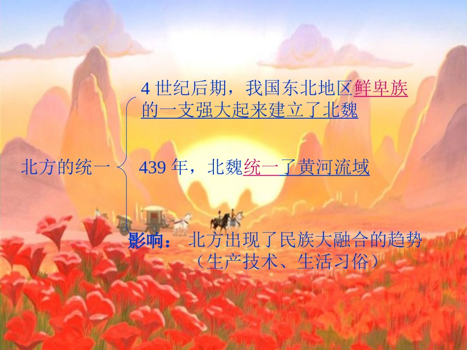 《北方民族大融合》政权分立与民族融合PPT课件[部编版七年级历史]_第3页