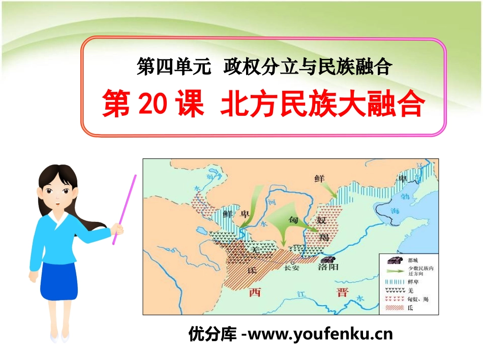 《北方民族大融合》政权分立与民族融合PPT课件[部编版七年级历史]_第1页