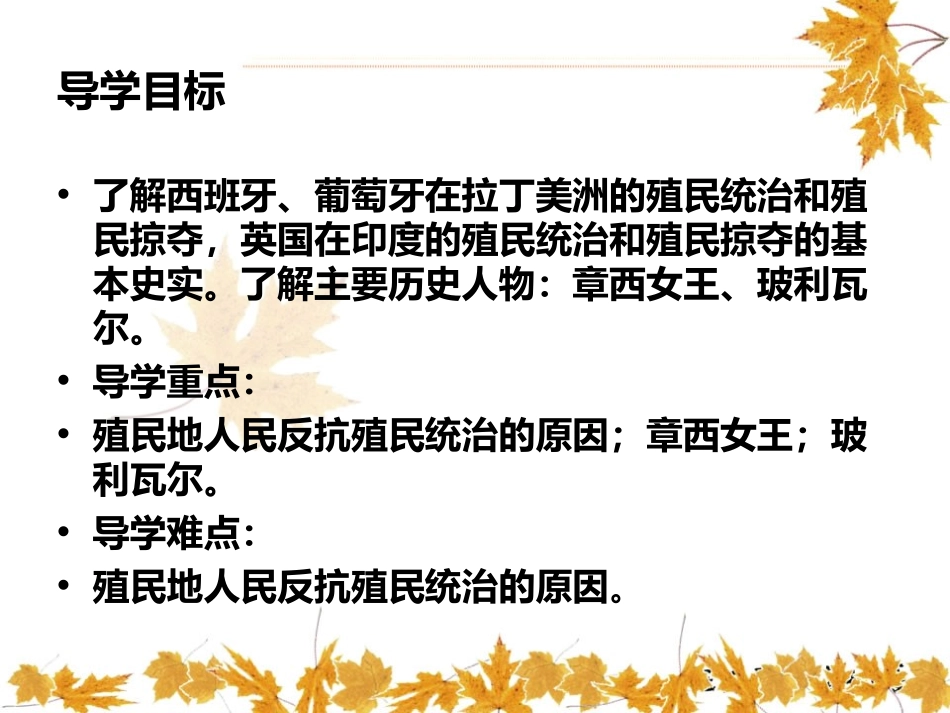 《殖民地人民的抗争》殖民扩张与殖民地人民的抗争PPT课件_第2页