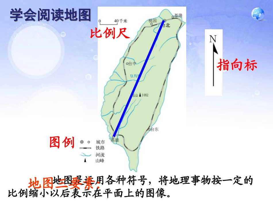 《地图的阅读》地球和地图PPT课件[人教版七年级地理上册]_第2页