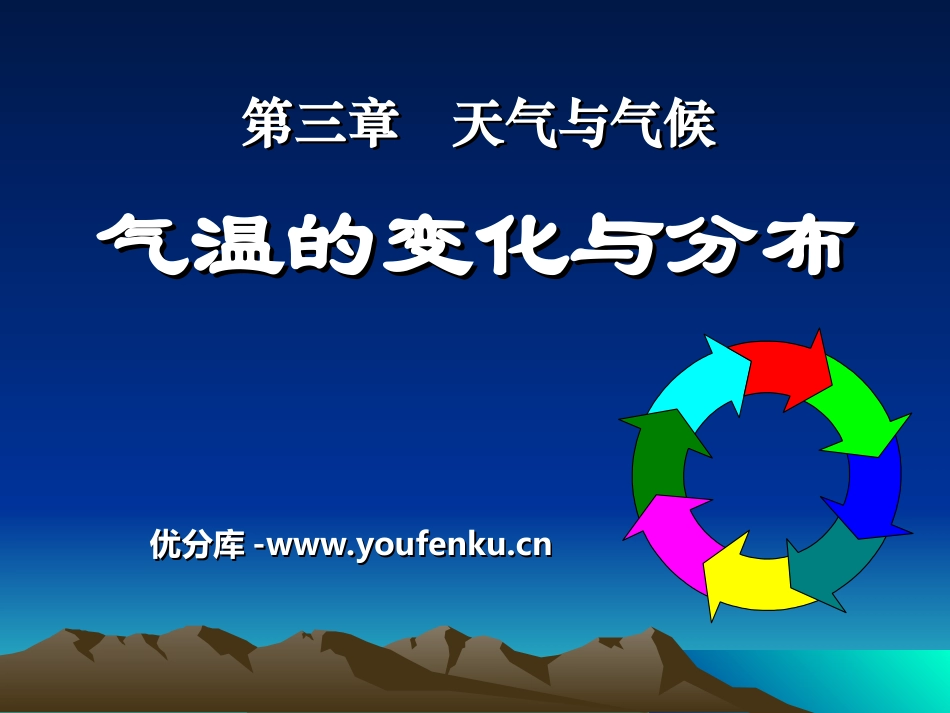 《气温的变化与分布》天气与气候PPT课件[人教版七年级地理]_第1页