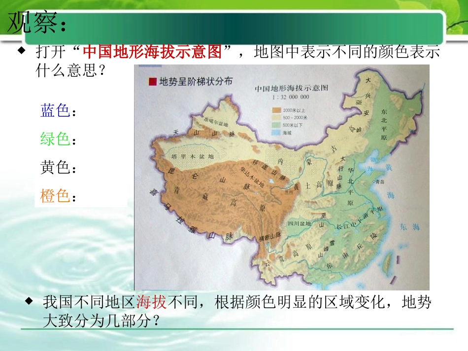 《地形和地势》中国的自然环境PPT课件[人教版八年级地理]_第3页