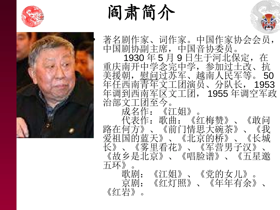 《唱脸谱》PPT课件[八年级音乐上册]_第1页