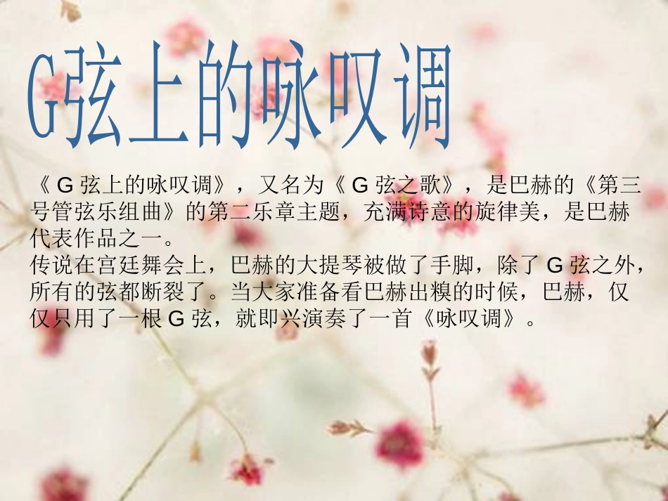 《G弦上的咏叹调》PPT课件[九年级音乐上册]_第3页