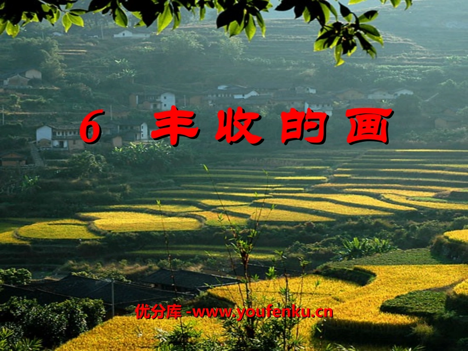 《丰收的画》PPT课件[湘教版二年级语文上册]_第1页