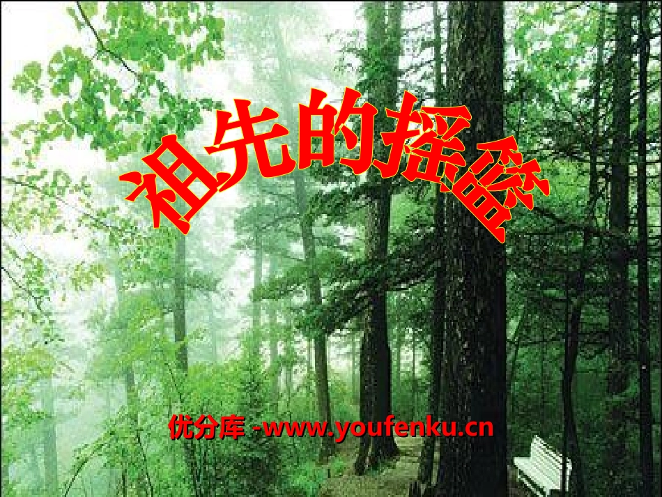 《祖先的摇篮》PPT课件[湘教版二年级语文上册]_第1页