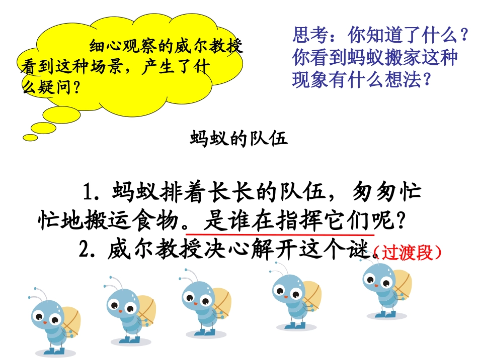 《蚂蚁的队伍》PPT课件[湘教版二年级语文下册]_第2页