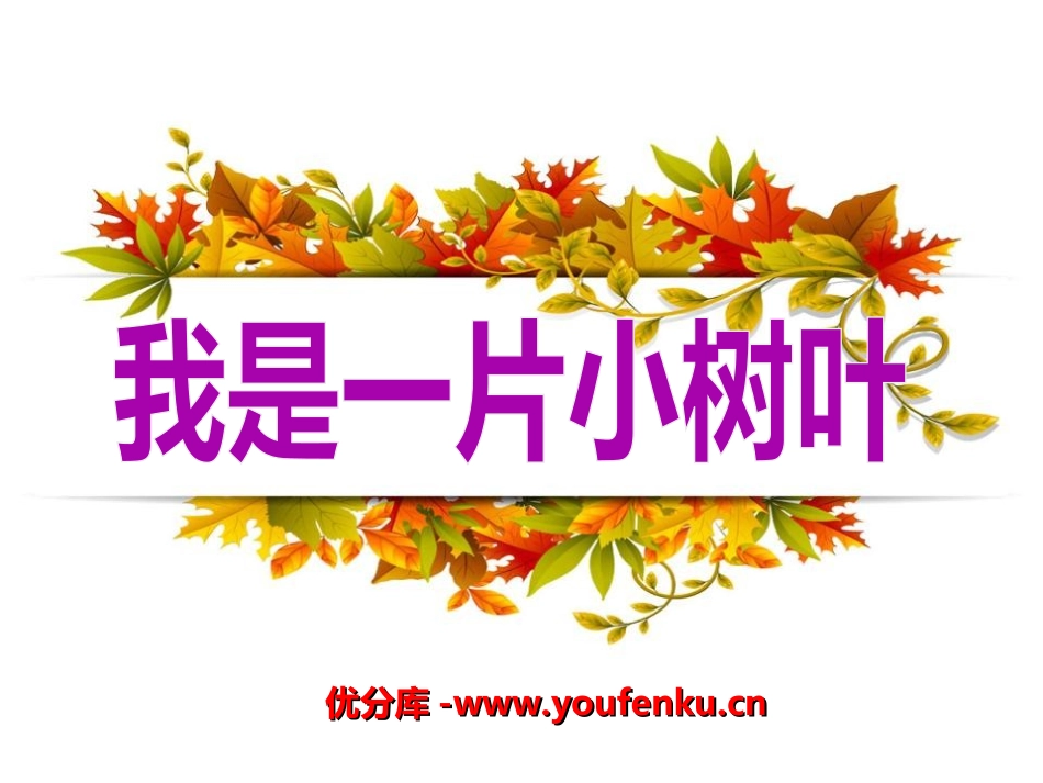 《我是一片小树叶》PPT课件[湘教版三年级语文下册]_第1页