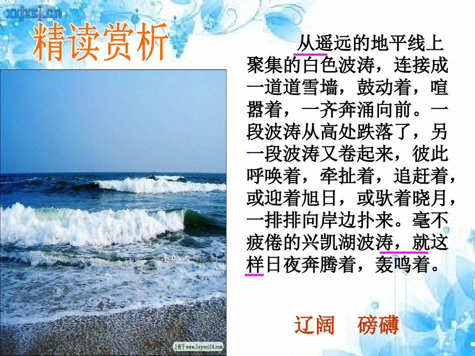 《美丽的兴凯湖》PPT课件[湘教版四年级语文上册]_第3页