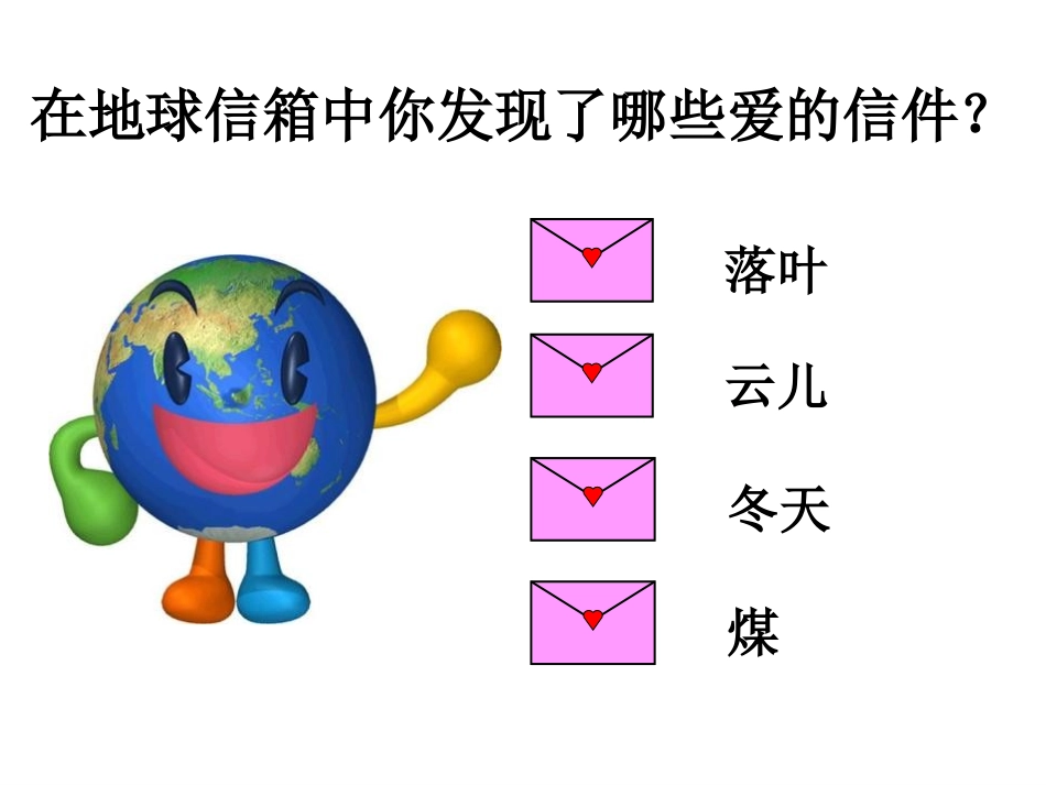 《地球信箱》PPT课件[湘教版五年级语文上册]_第3页