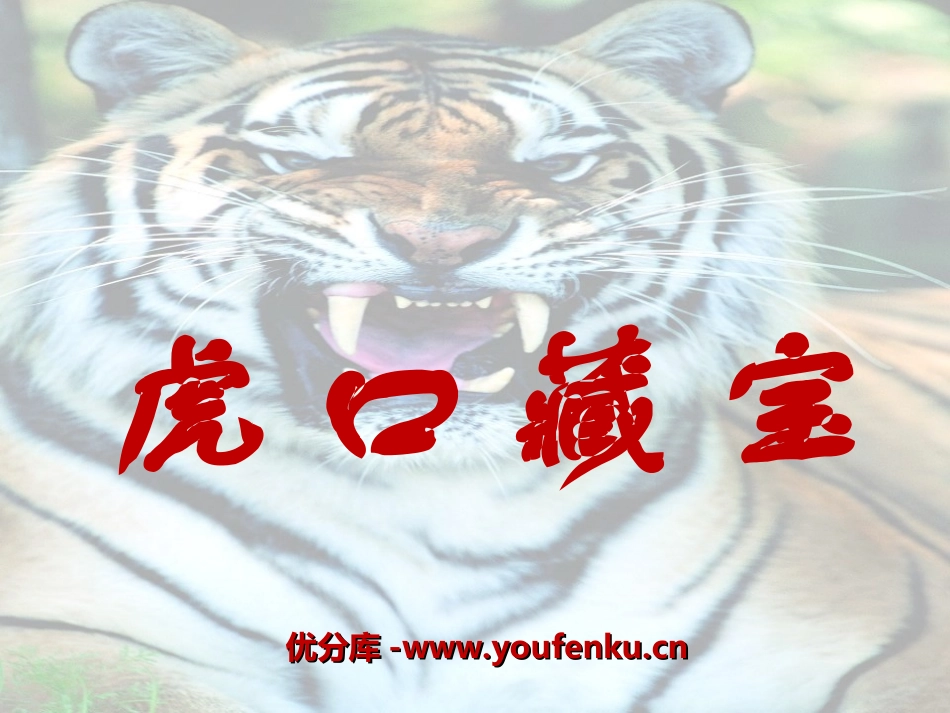 《虎口藏宝》PPT课件[湘教版六年级语文下册]_第1页
