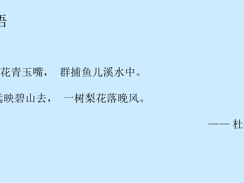 《鹭鸶》PPT课件[湘教版六年级语文下册]_第2页