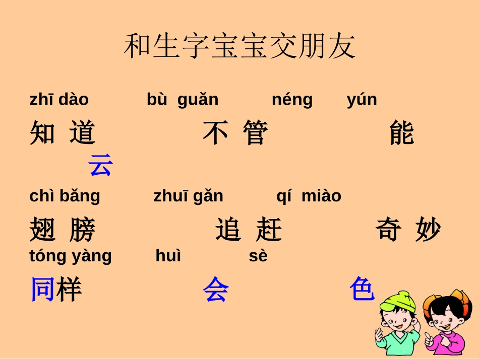 《我想知道》PPT课件[冀教版一年级语文上册]_第3页