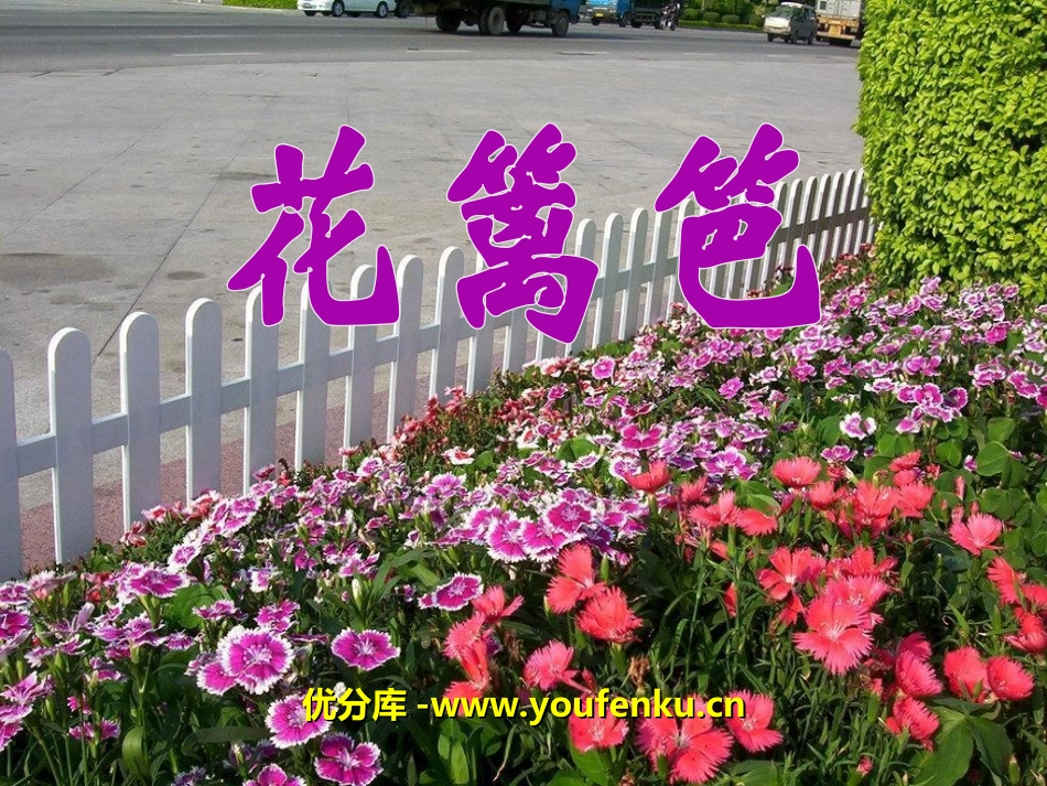 《花篱笆》PPT课件[冀教版一年级语文下册]_第1页