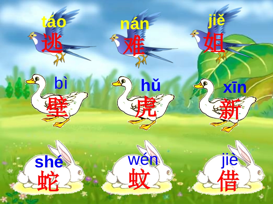 《小壁虎借尾巴》PPT课件[冀教版一年级语文下册]_第3页