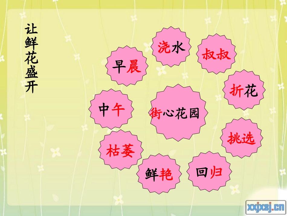 《孩子们的花》PPT课件[冀教版一年级语文下册]_第3页