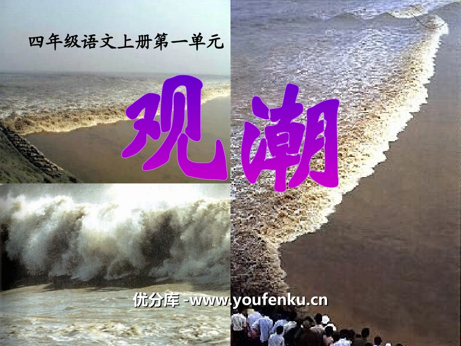《观潮》PPT课件[冀教版四年级语文上册]_第1页
